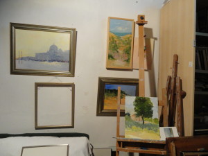 Jimmy's art studio