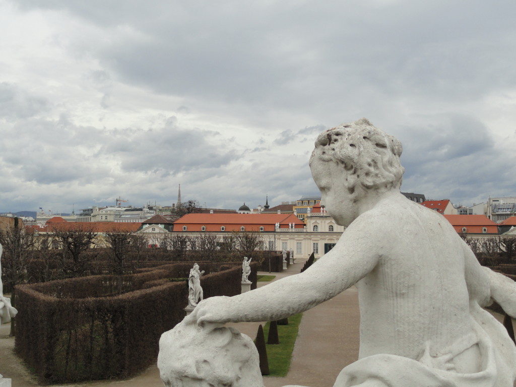 The gardens of Belvedere Palace